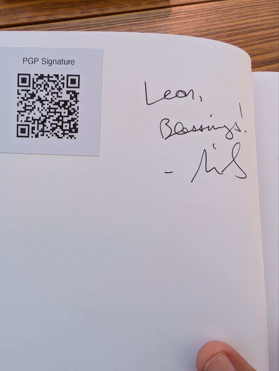 Signed autograph 014b960a34367331