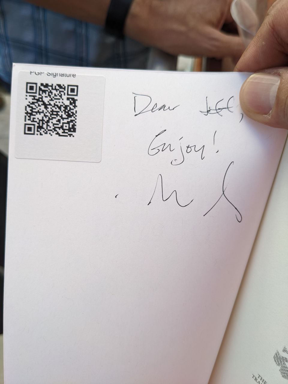 Signed autograph 063d4de22cdd3b07