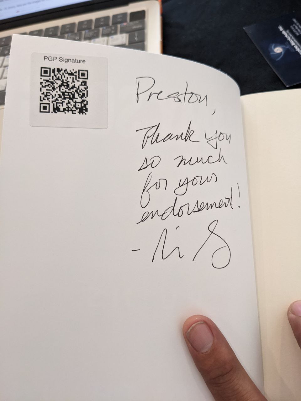 Signed autograph 0f8a10809ab330f2