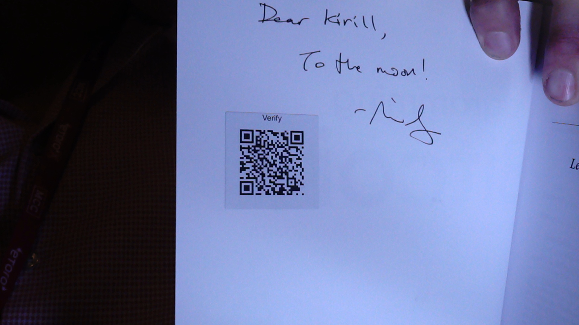 Signed autograph 10870463367693c6