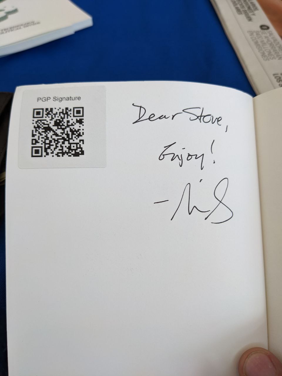 Signed autograph 123e8e7614063a59