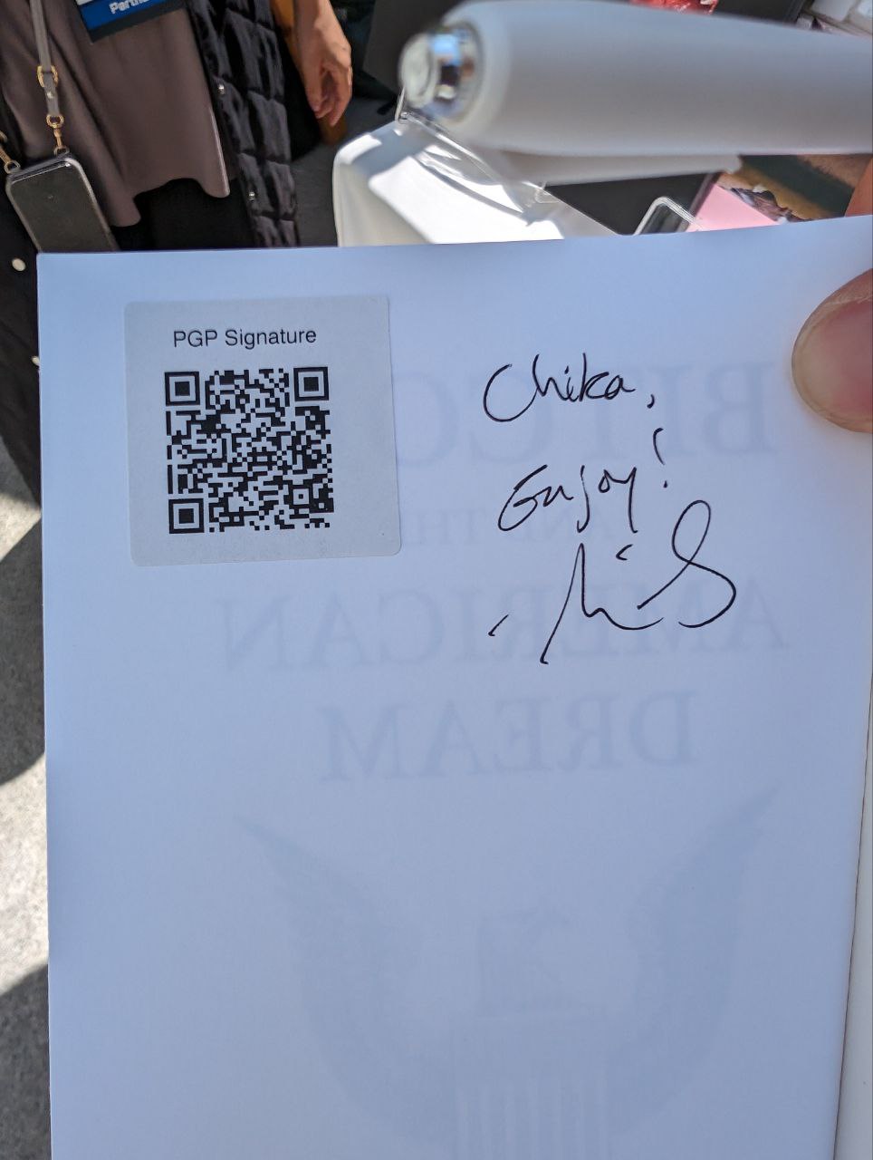 Signed autograph 1e0ce8be6b8694d5