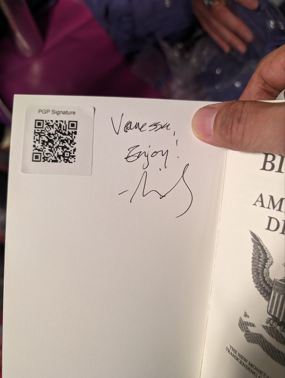 Signed autograph 222235c6656b338a