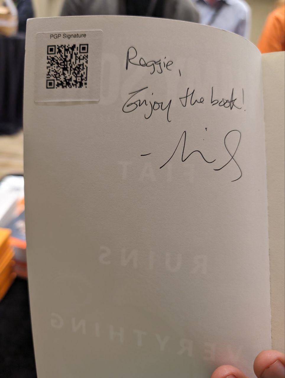 Signed autograph 2b1d9666a7e95707