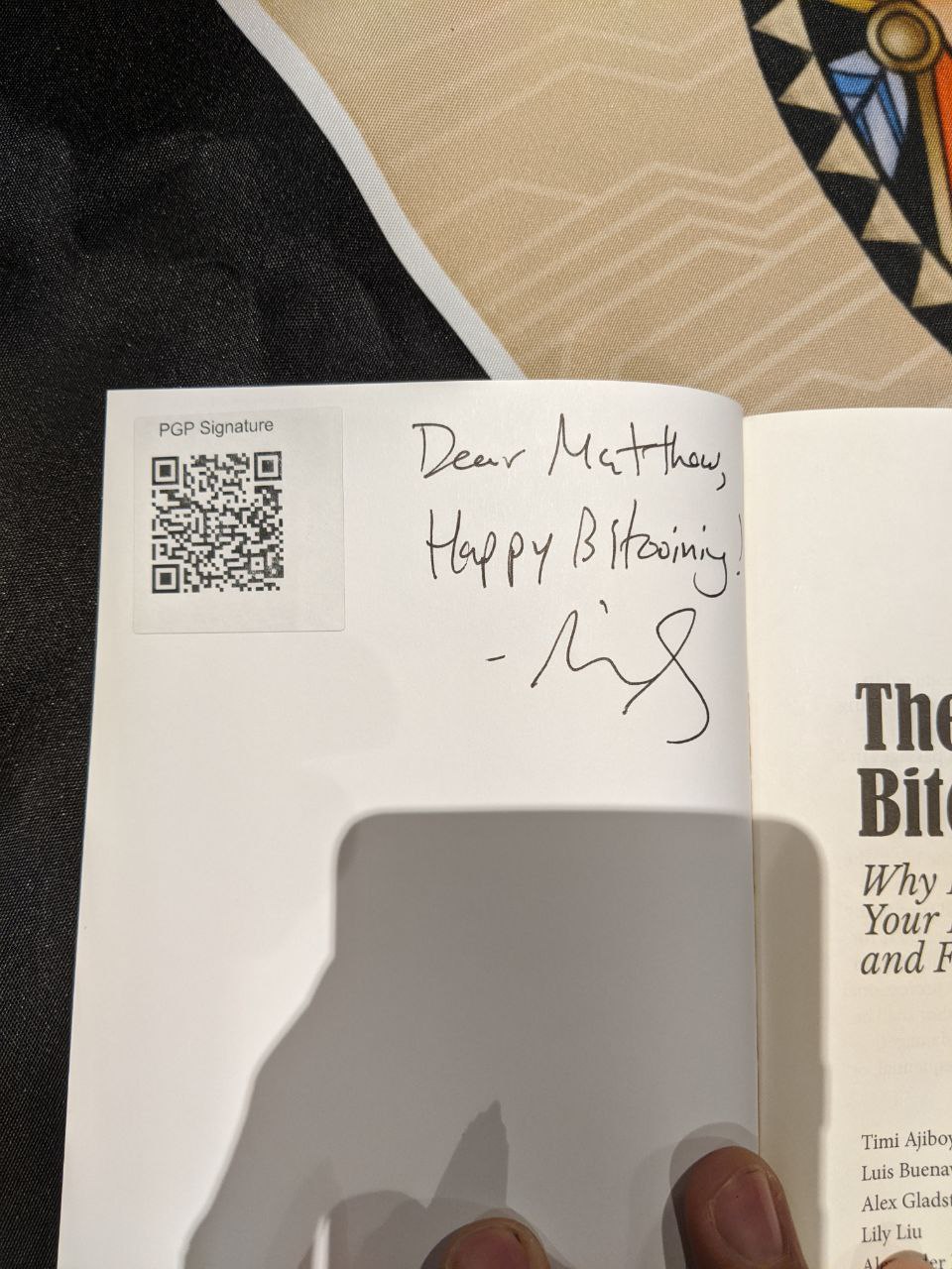 Signed autograph 2b29a5e8334d1f45