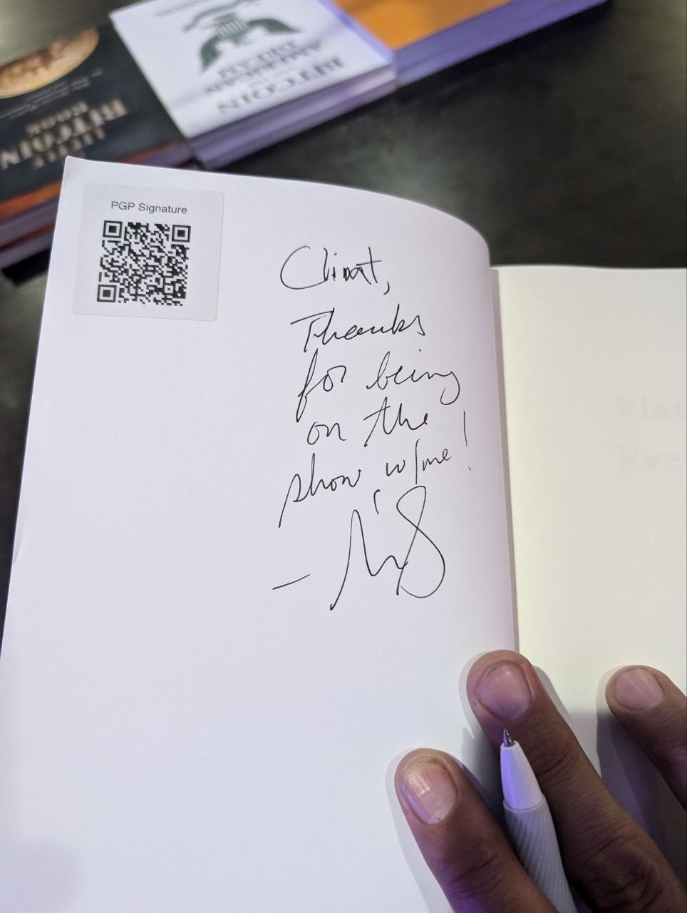 Signed autograph 33605d5e6eb25b5f