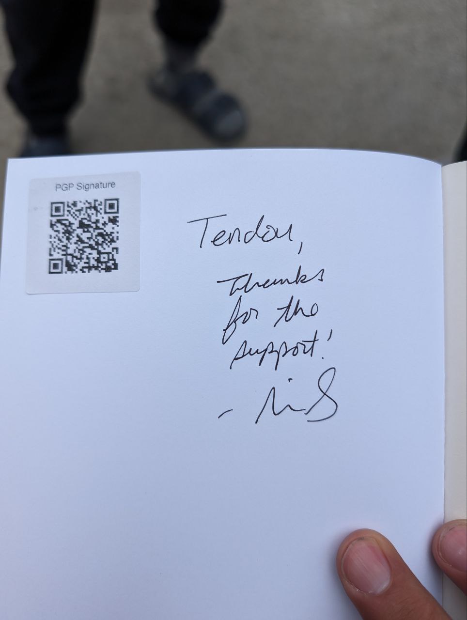 Signed autograph 3d11c53454000da6