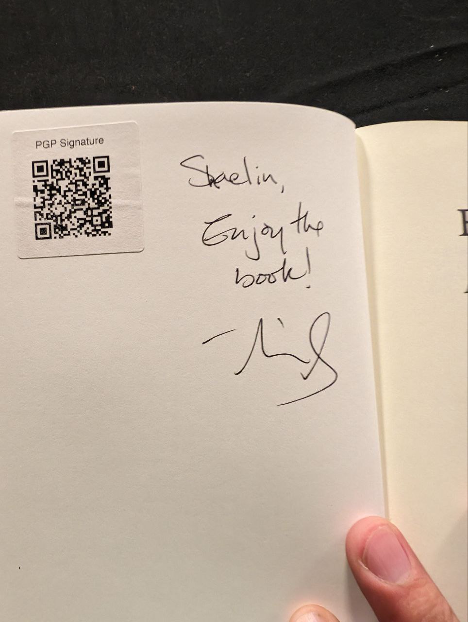 Signed autograph 3f98095ed420feab