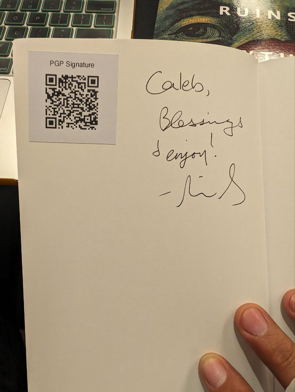 Signed autograph 3fae7869ceb6cec2