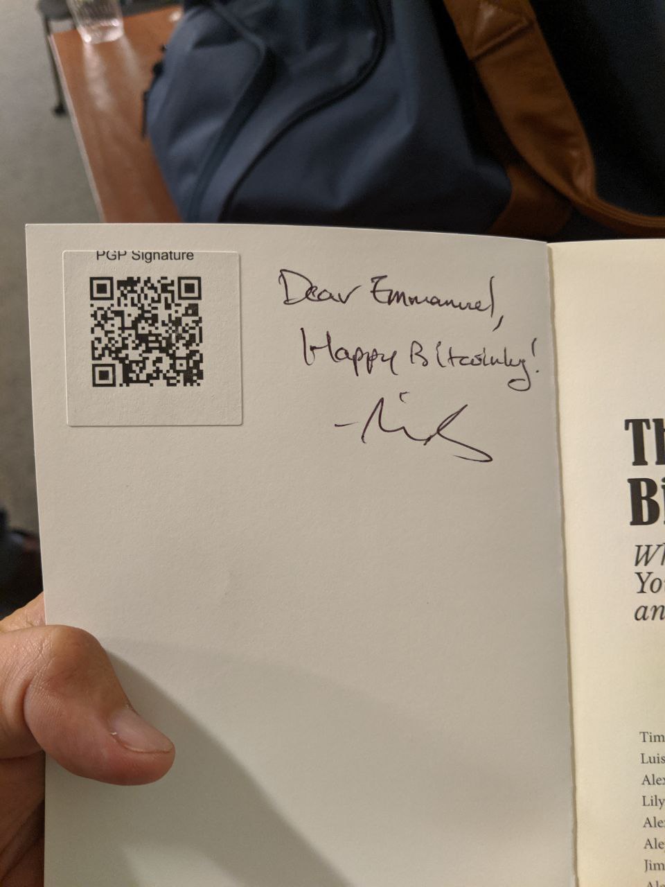 Signed autograph 414bf812aca16766