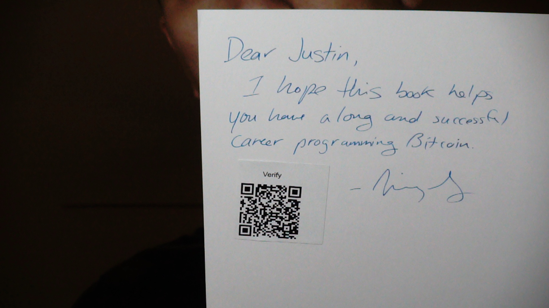 Signed autograph 417adcdeceba5035