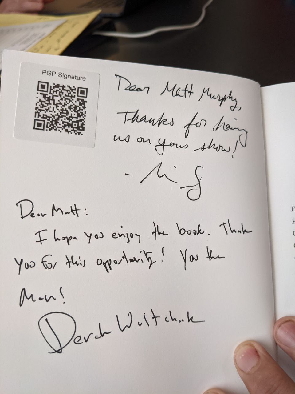 Signed autograph 41866c9d85e38771