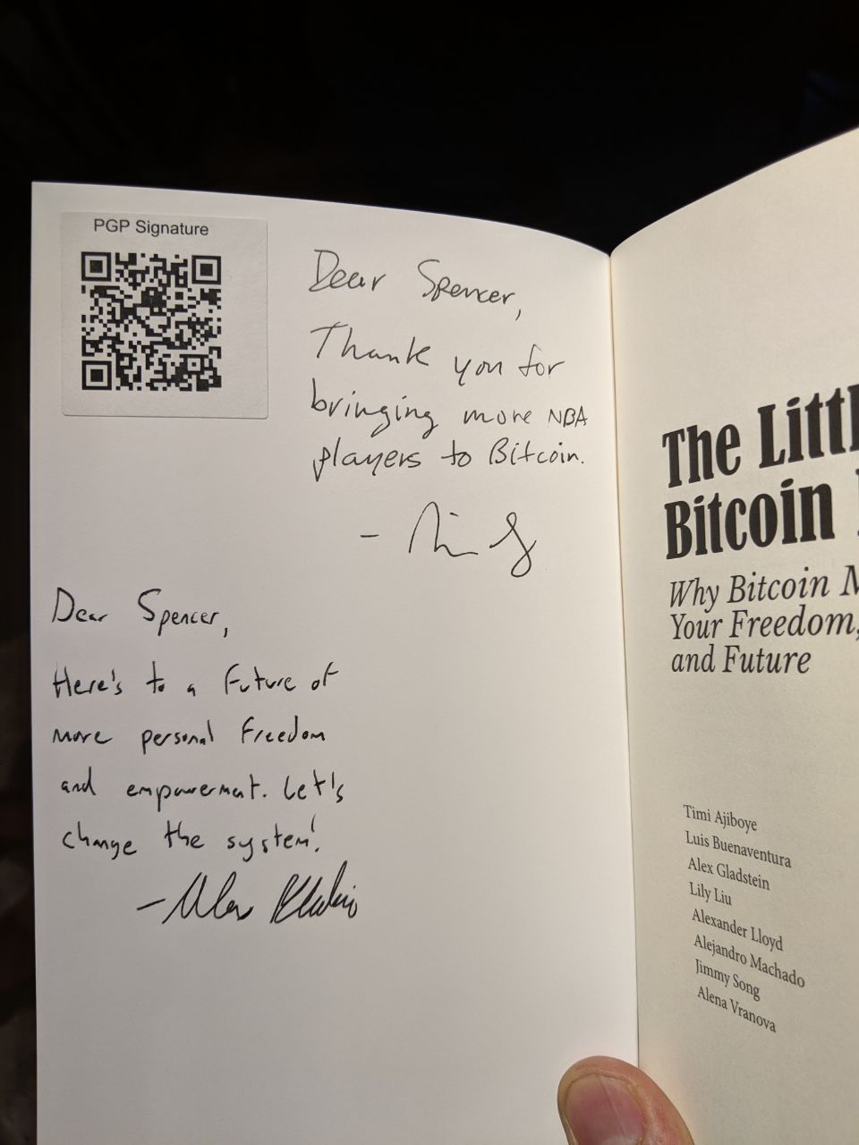 Signed autograph 458f528774b00138