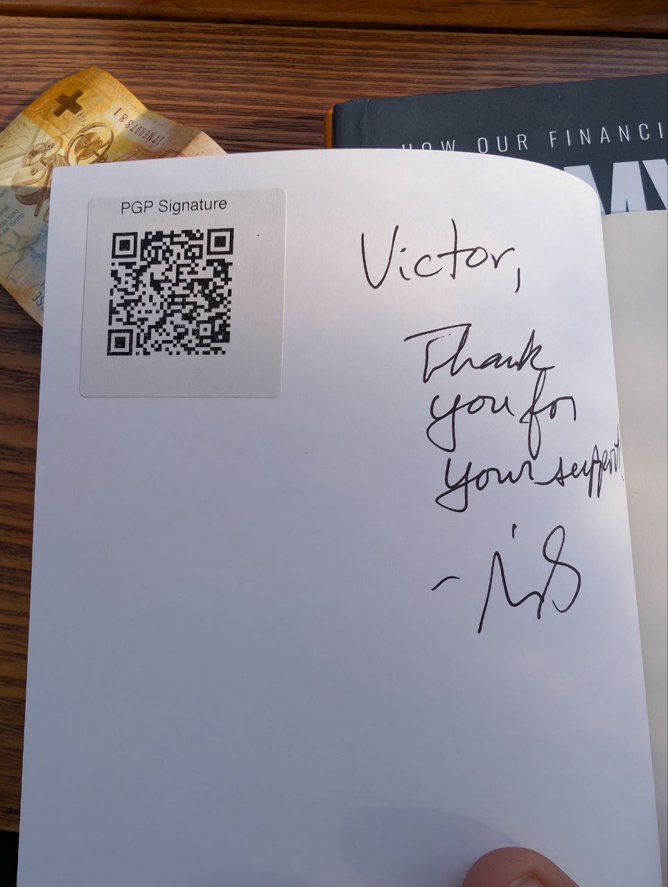 Signed autograph 48b6d25738954e30