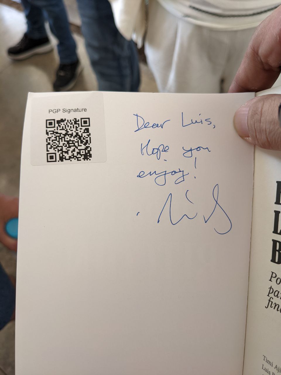 Signed autograph 4c8e265106ed158e