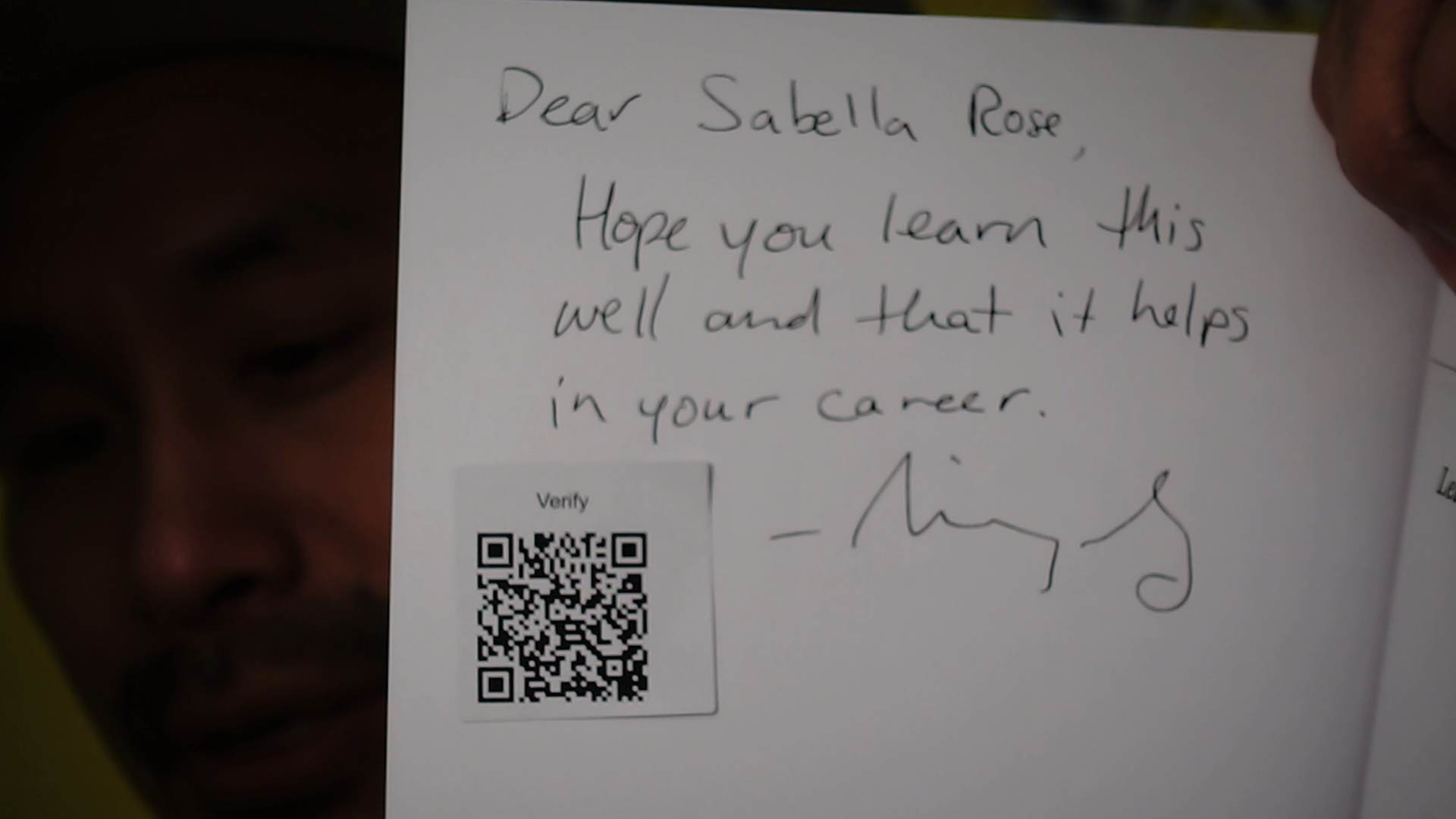 Signed autograph 4d474c2f1162140a