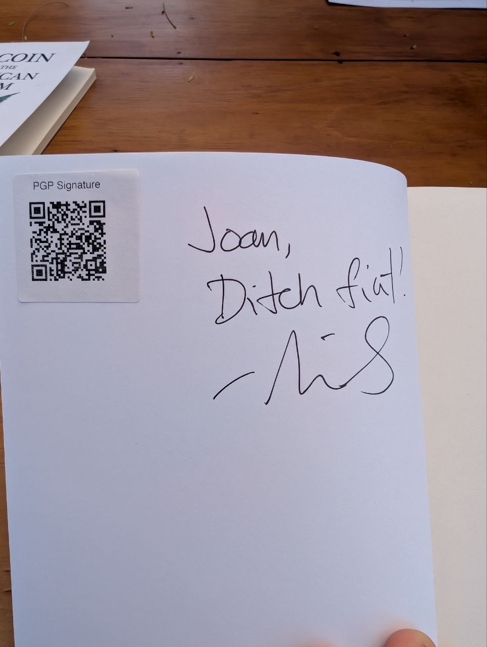 Signed autograph 4dee0e9c50d6e27e