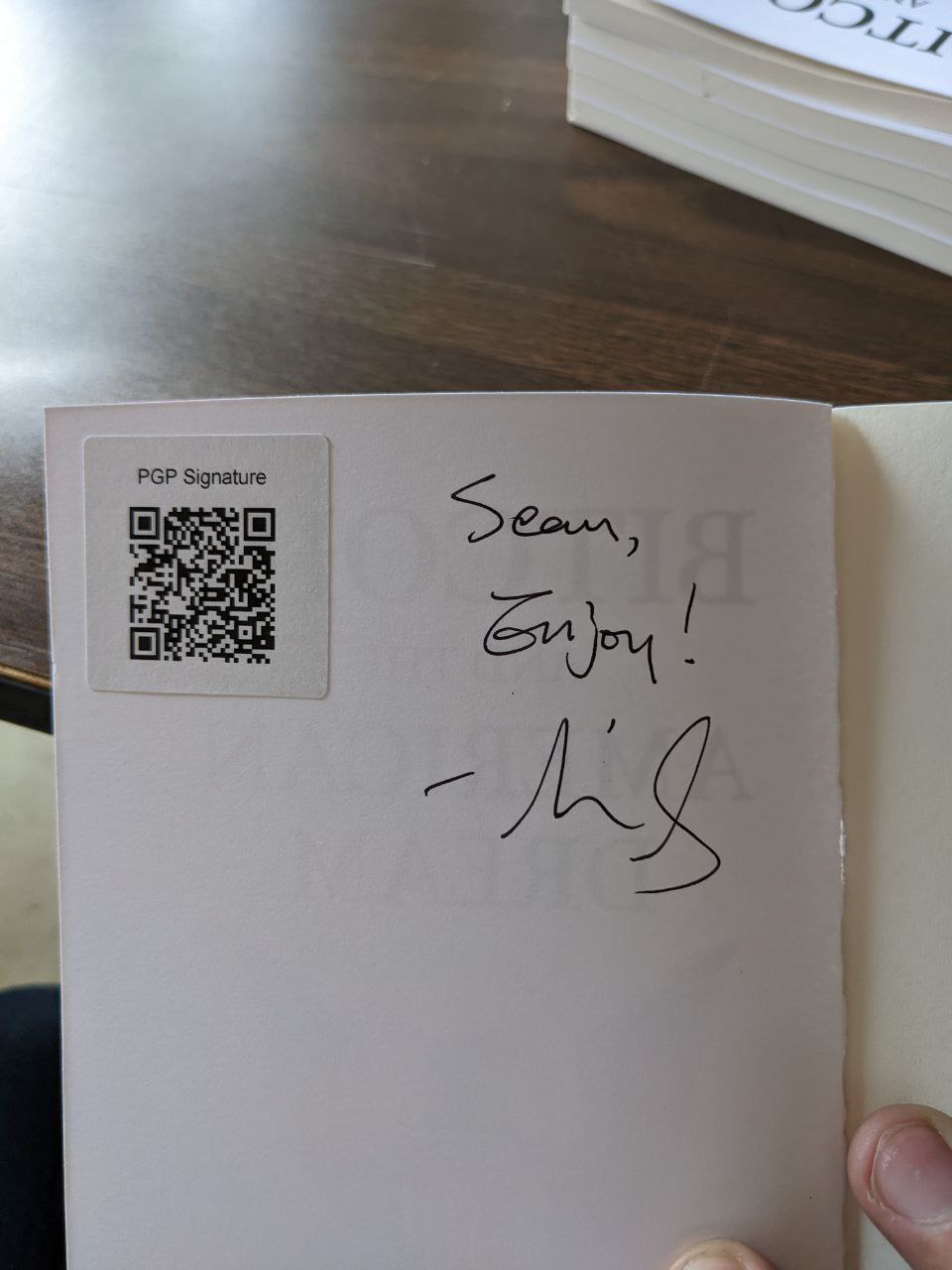 Signed autograph 5503091d4669d934