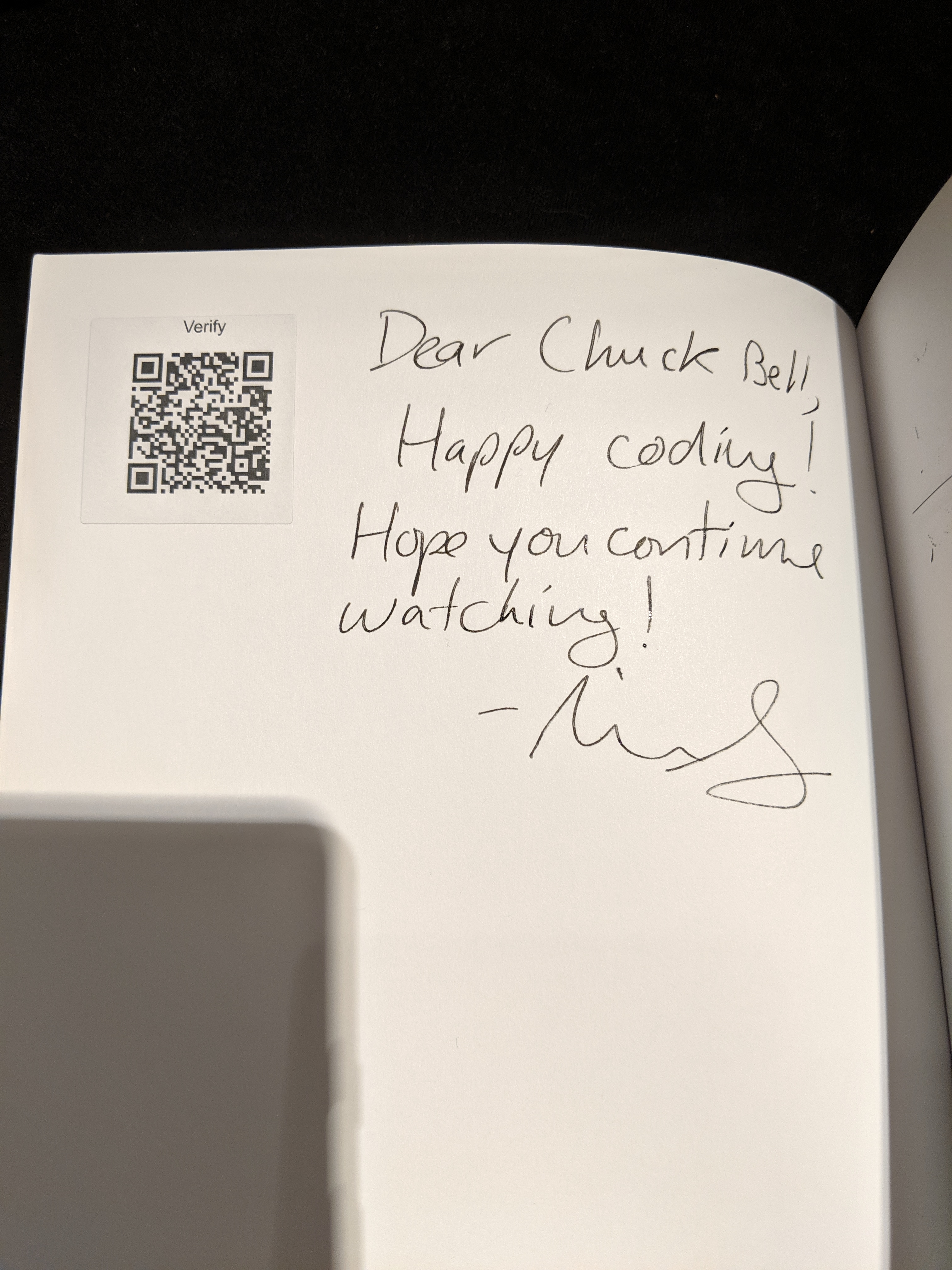 Signed autograph 558047e89b37de85