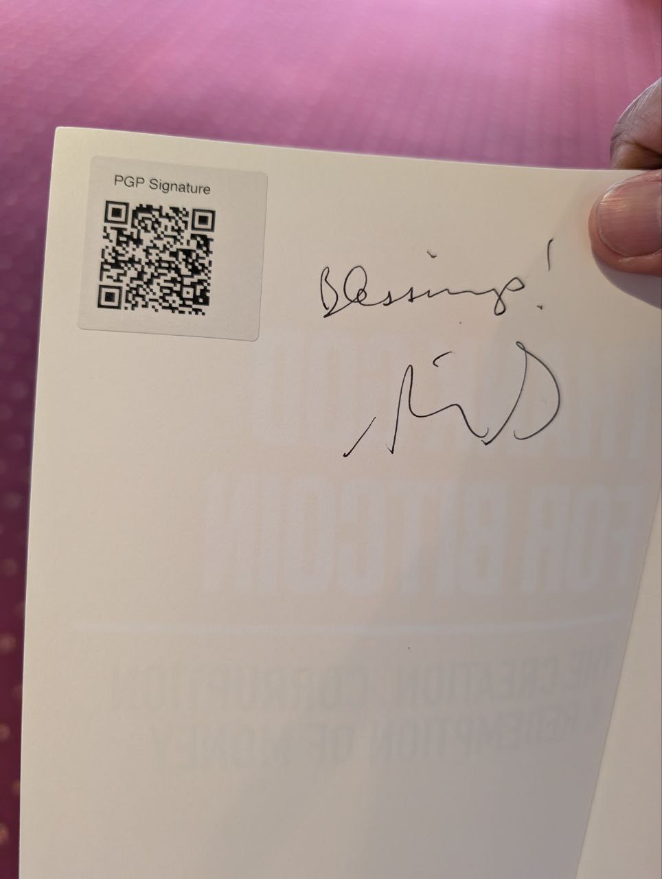 Signed autograph 5612464d7d6f5447