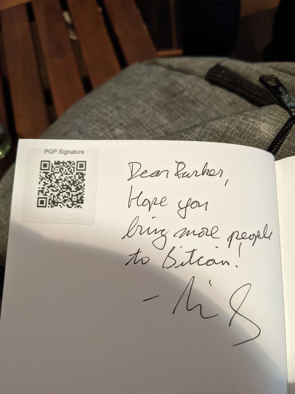 Signed autograph 5b4a884cefb9992e