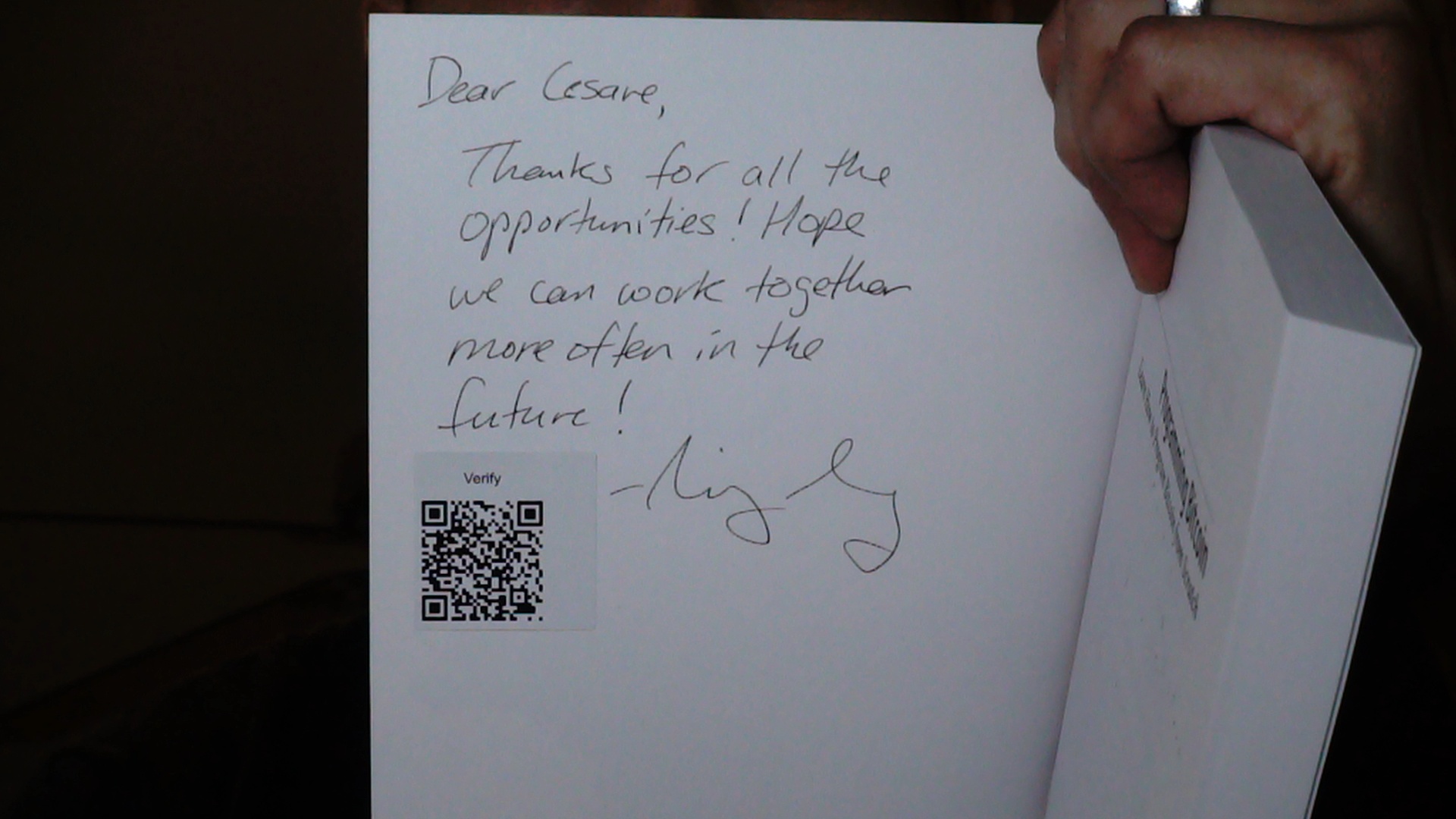 Signed autograph 60b606a3b0d0a9b3