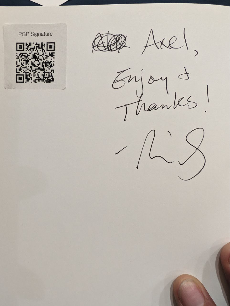 Signed autograph 60c279f0cc8a6637