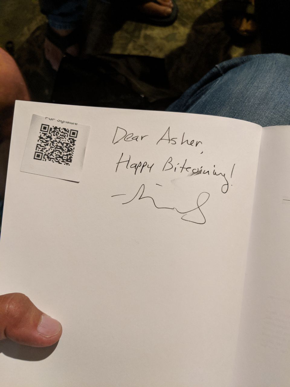 Signed autograph 610de0e25e6cafac