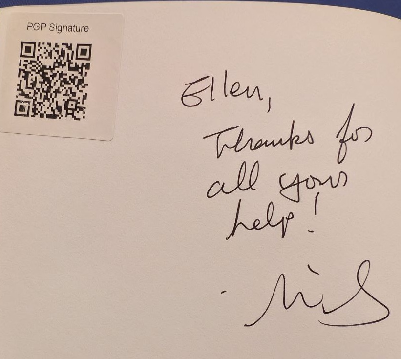 Signed autograph 6391a9f11d2cc70d