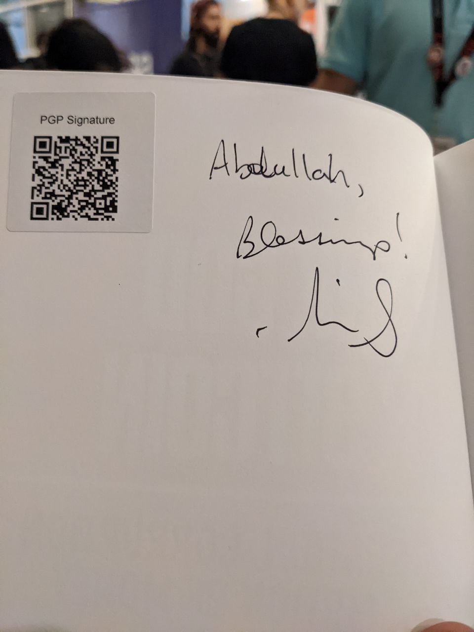 Signed autograph 661f760df4f582f2