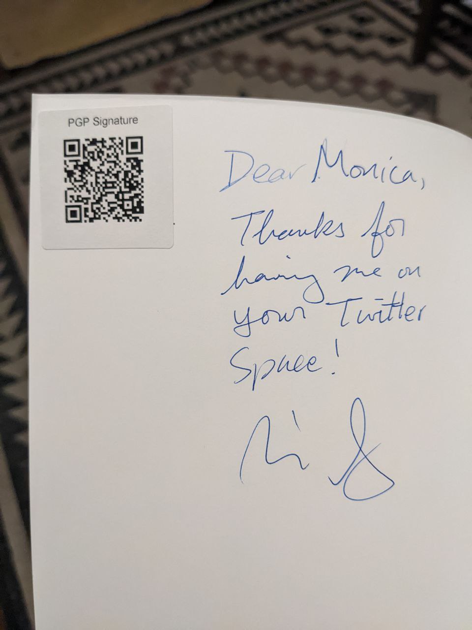 Signed autograph 67885dbd6640c27e