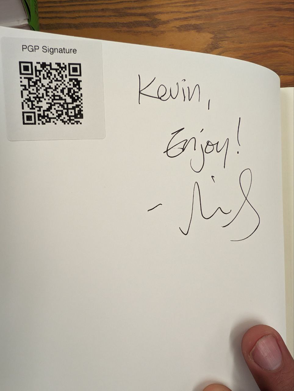 Signed autograph 68685aaf9013b955