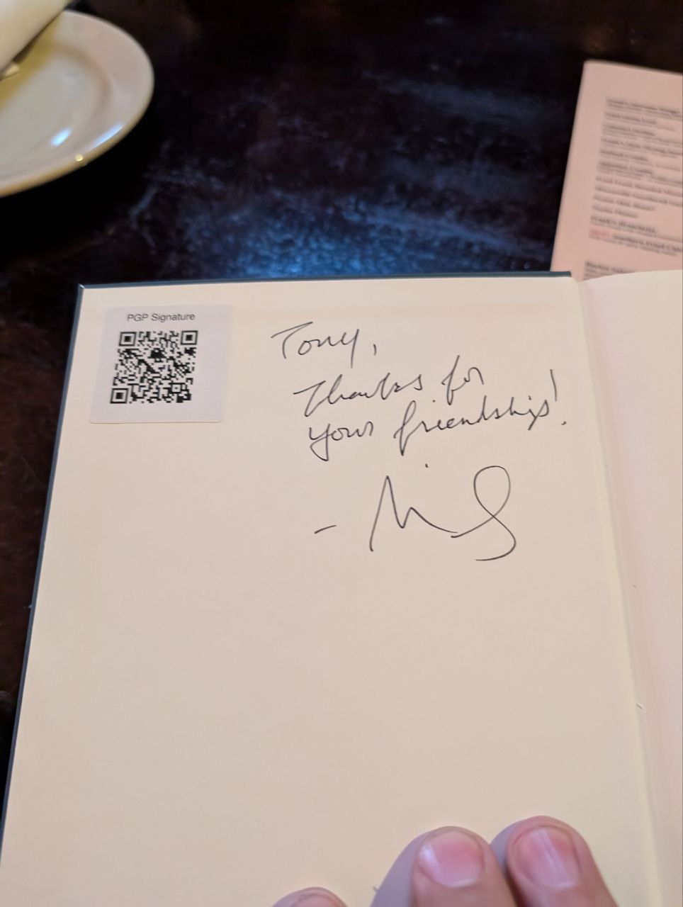 Signed autograph 699c894c2192dc78