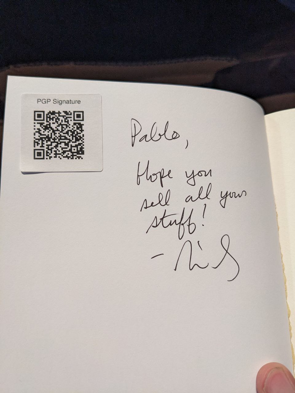 Signed autograph 6e51d5549365f578