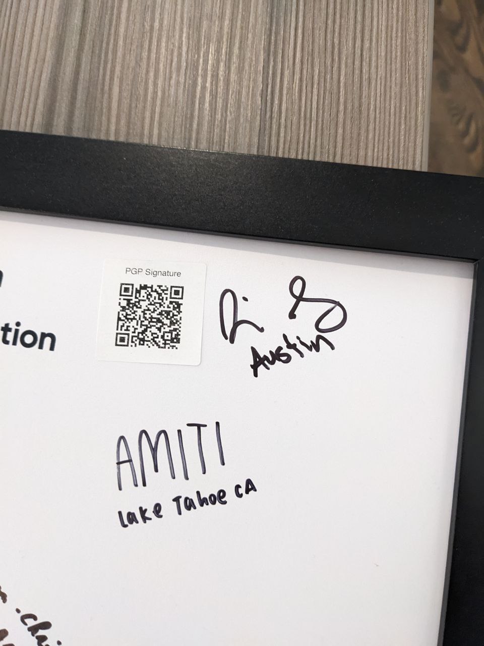 Signed autograph 70edf13d583a45d3