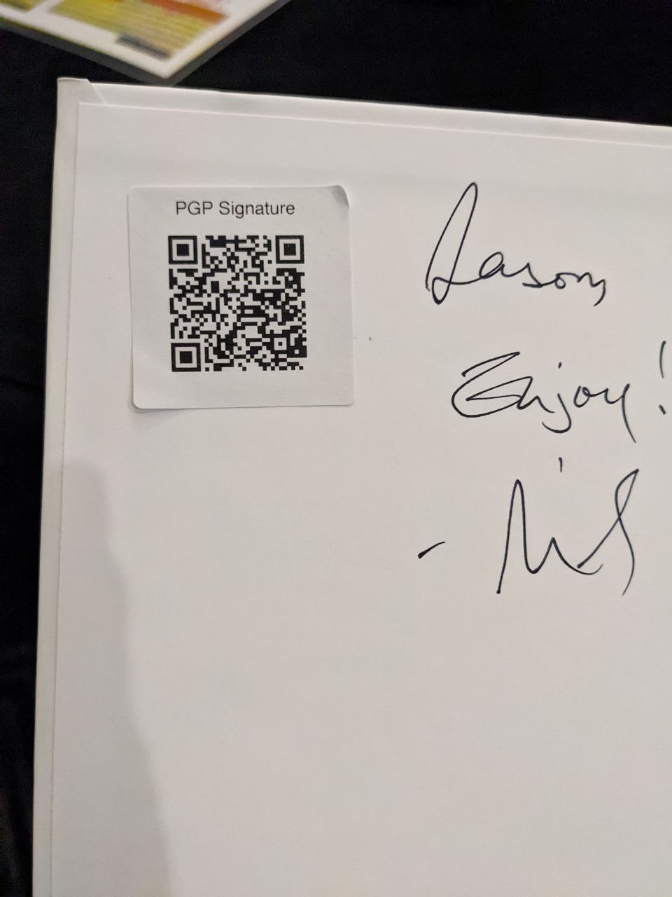 Signed autograph 71f9c5b05610ee31