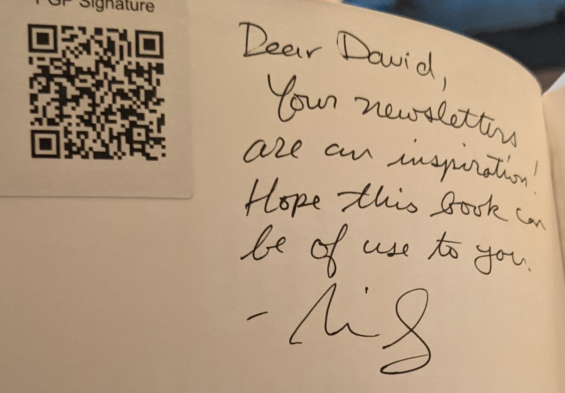 Signed autograph 74940cd93205b78c