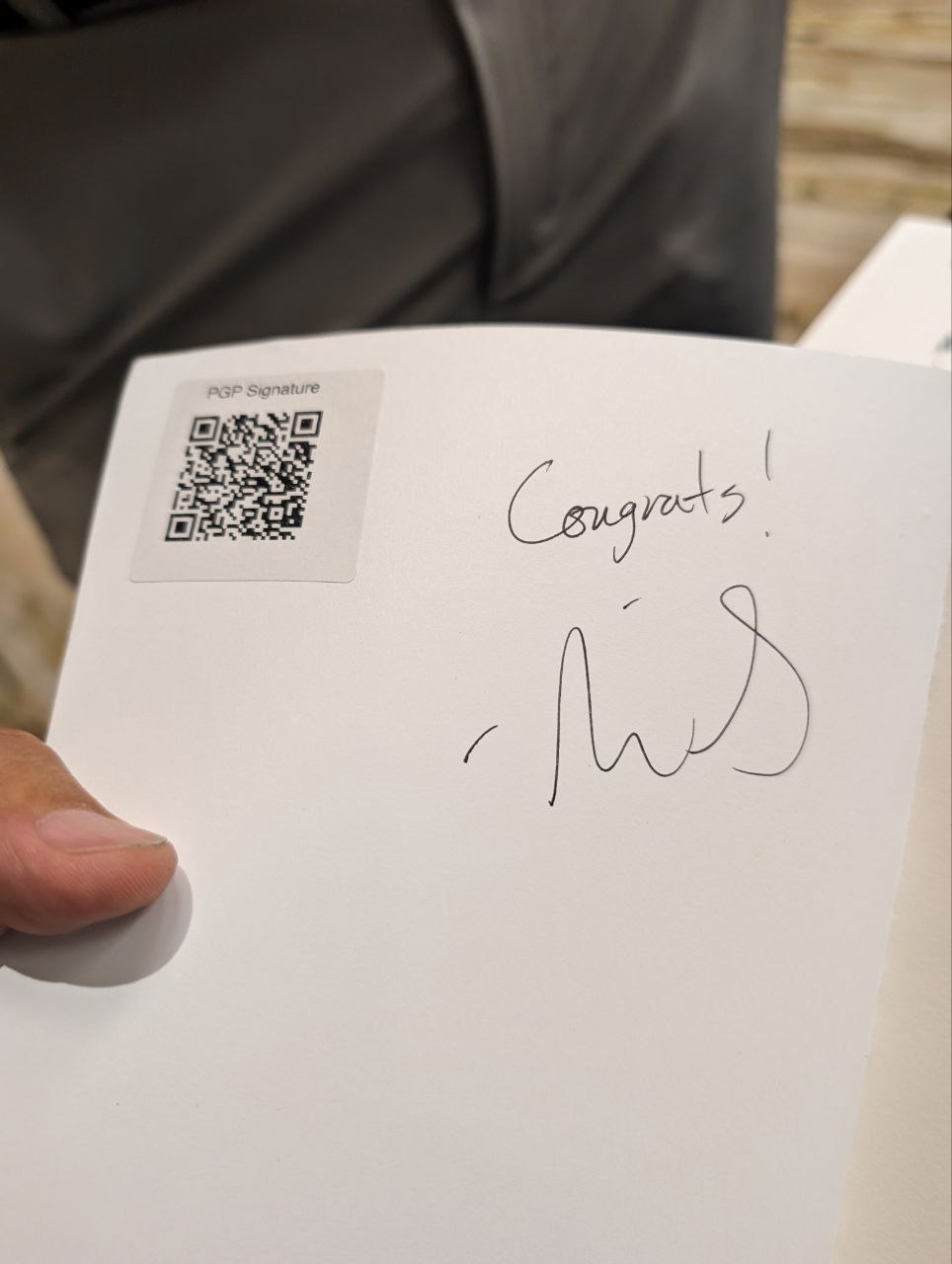 Signed autograph 79697a9f507437e0