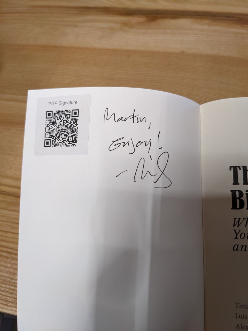 Signed autograph 7faf9b456bbe51b0