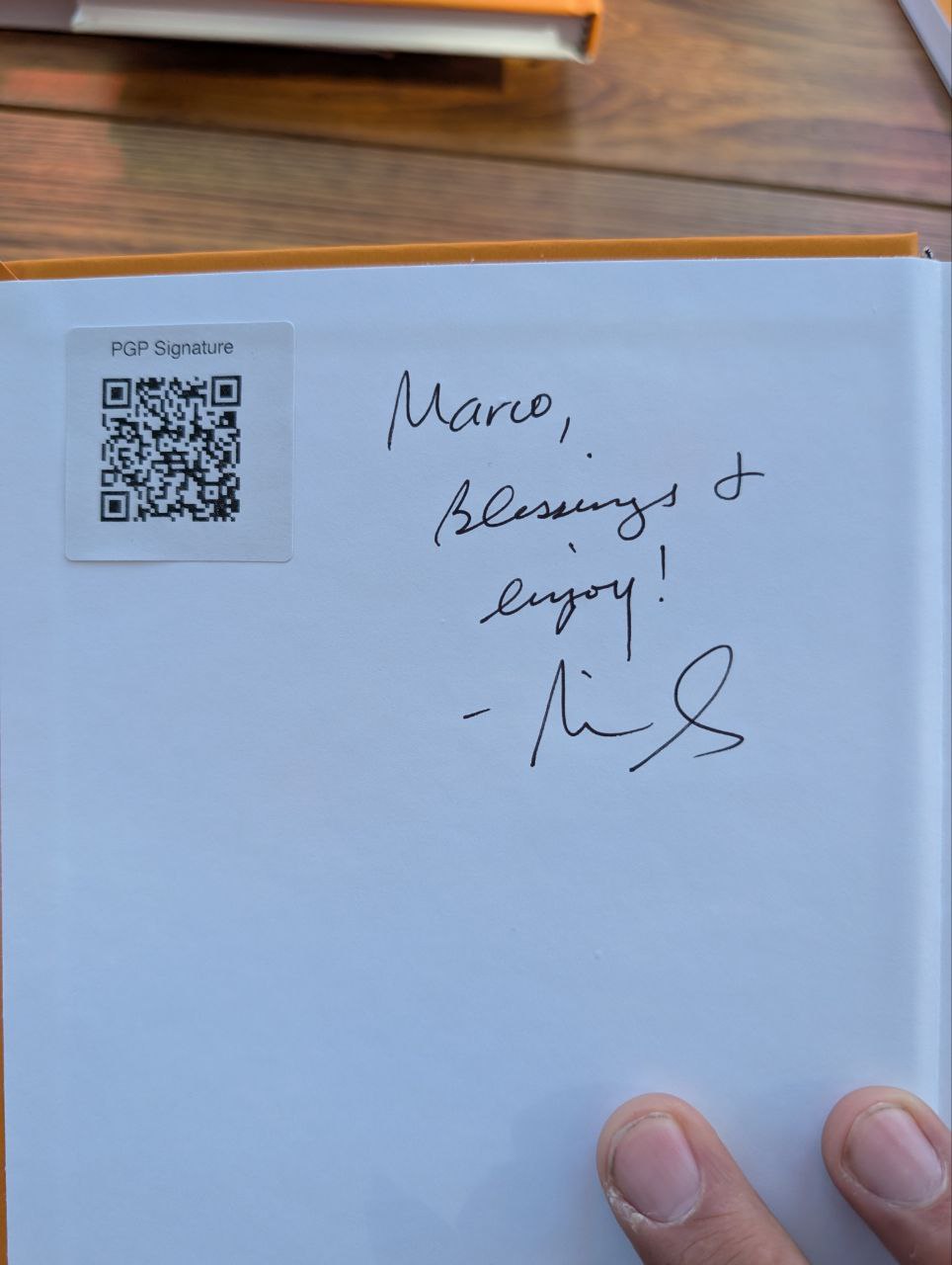 Signed autograph 859b4d957c3e09bd