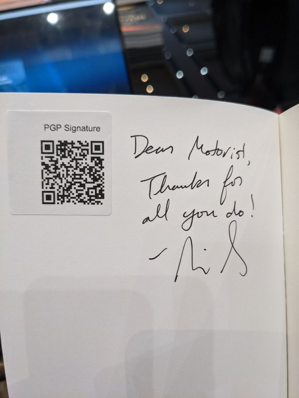 Signed autograph 86654f922b77e478