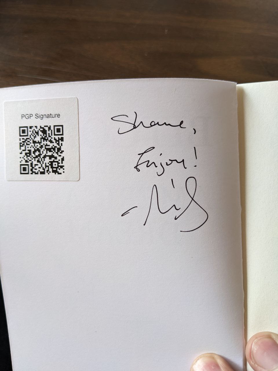 Signed autograph 867831de28936356