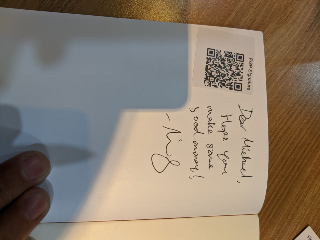 Signed autograph 887eec3ee5c442c2