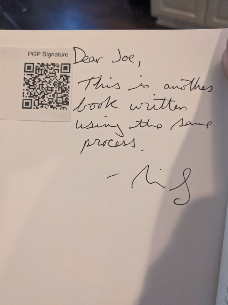 Signed autograph 95006d4620e2263c