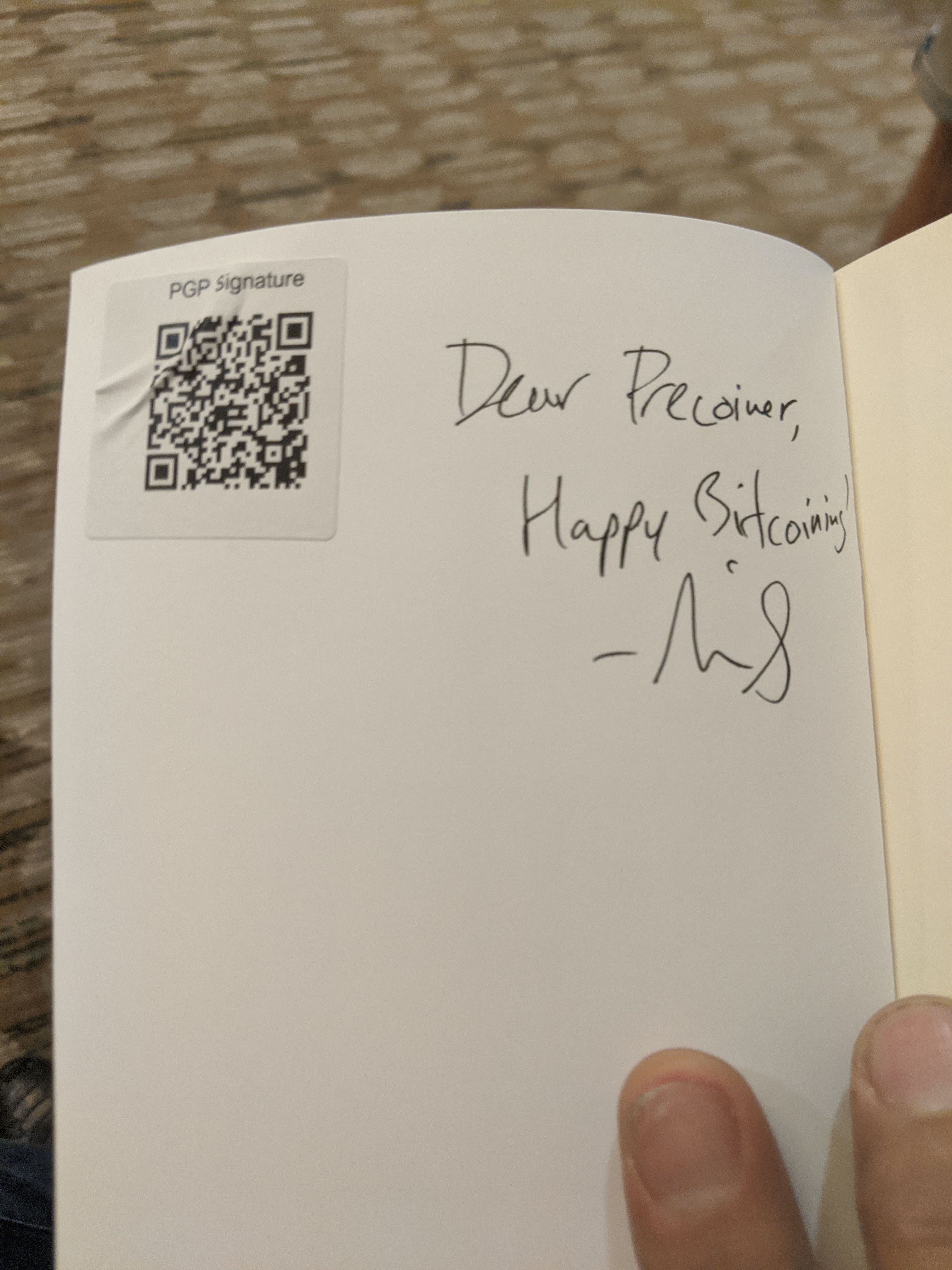 Signed autograph 95a3a611f191a53a