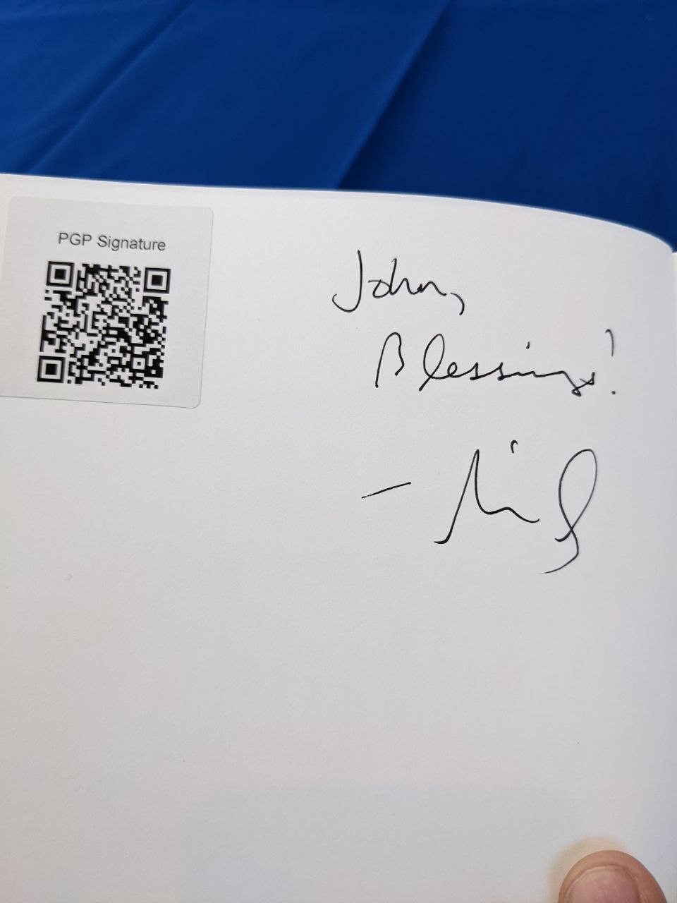 Signed autograph 964b150feaf2583f