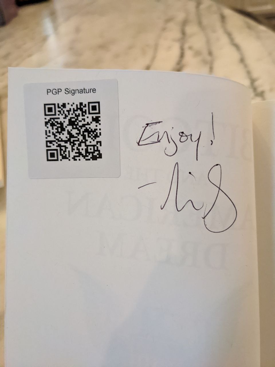 Signed autograph 98de2f71157fb0ea