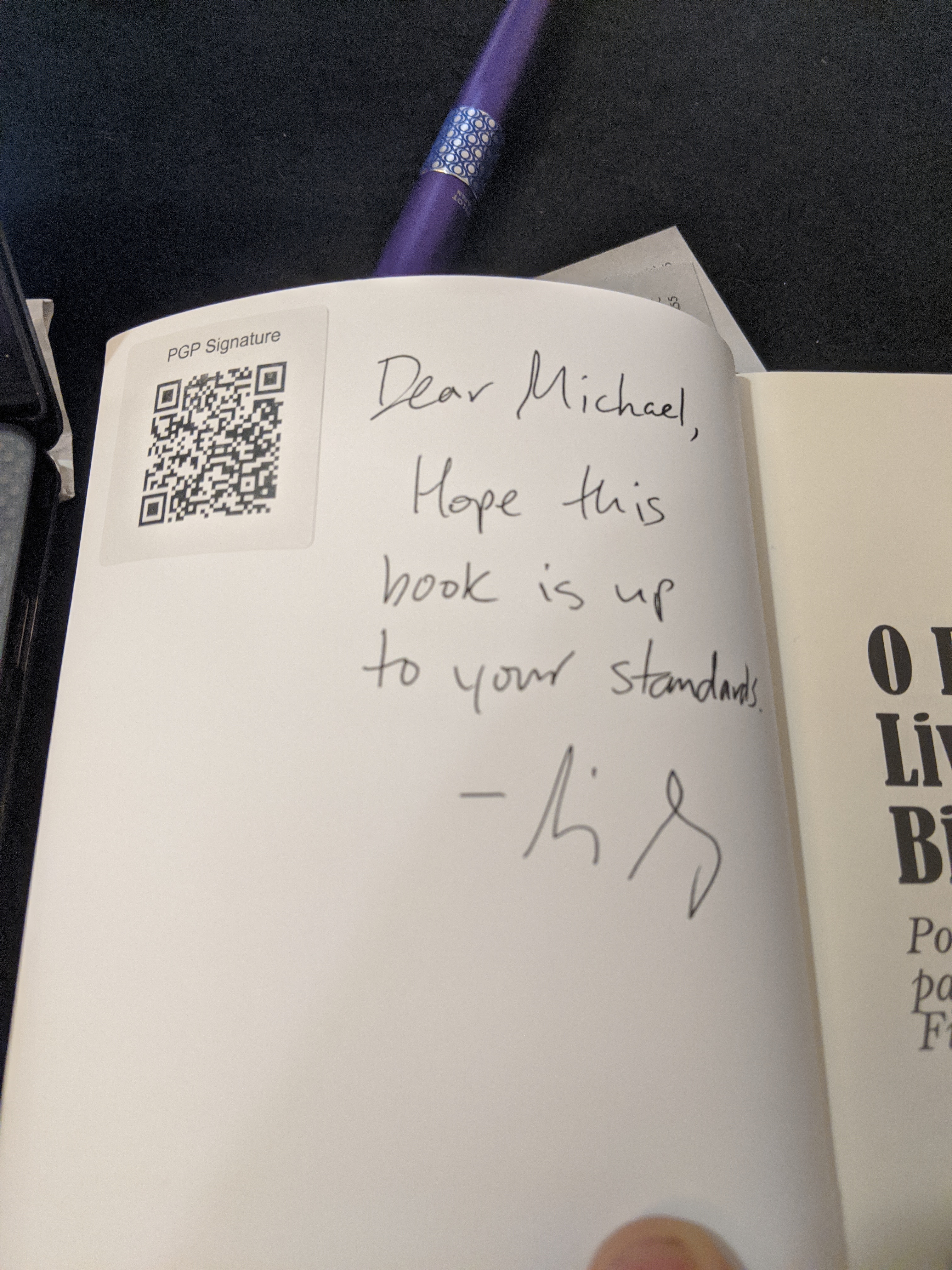 Signed autograph 9c9b2e707ff5e276