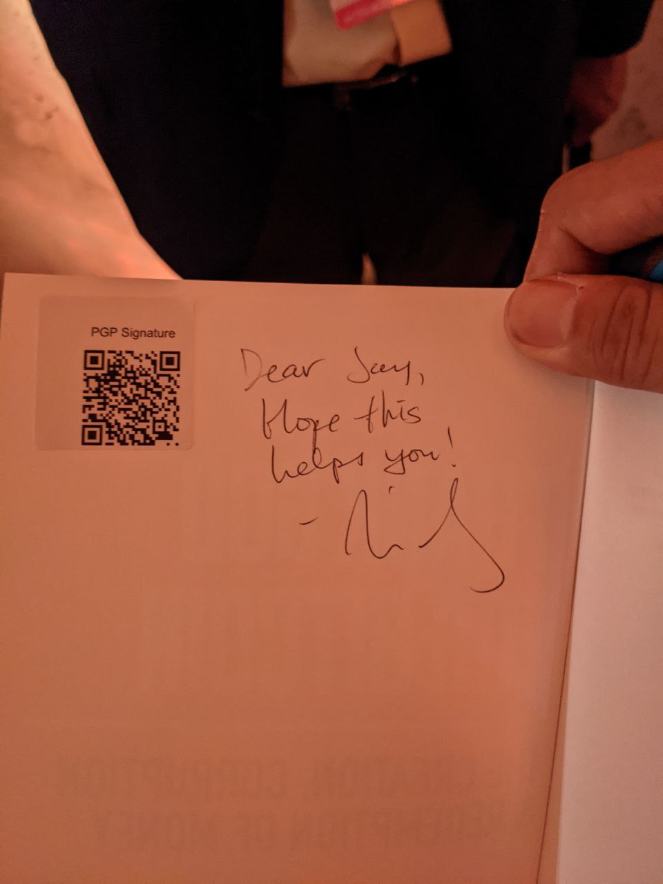 Signed autograph a1cf3f2d7c2c2ce9