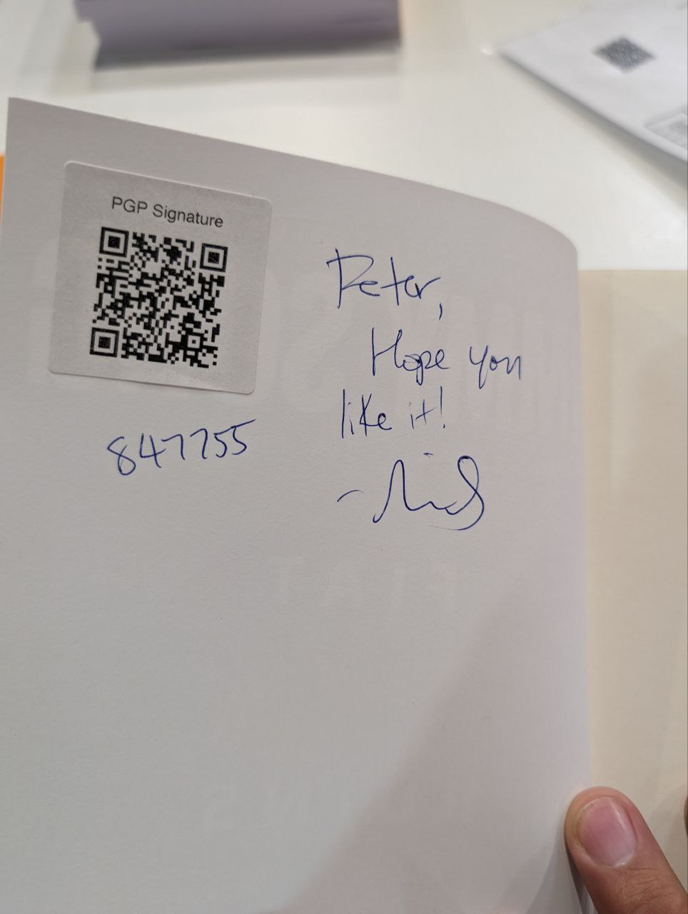 Signed autograph a3361125bea74491